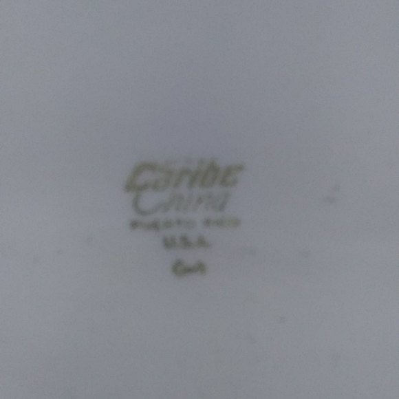 Vintage Carine China Hibiscus Themed Platter - Picture 3 of 3